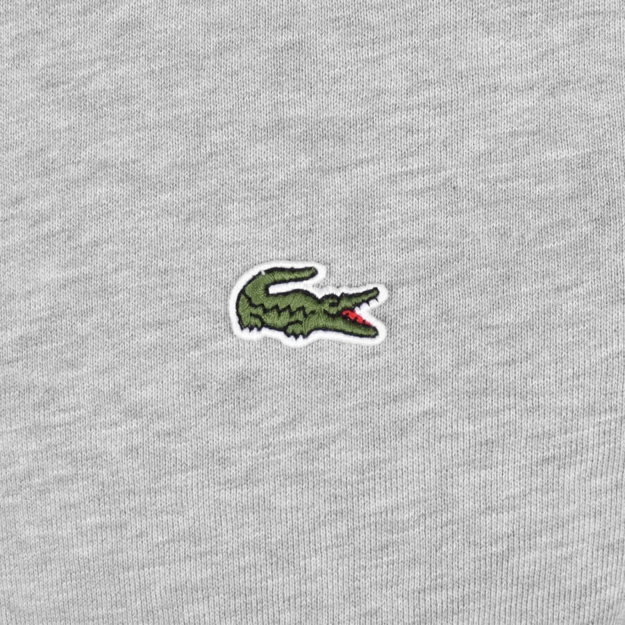 Image number 3 for Lacoste Zip Up Sweatshirt Grey