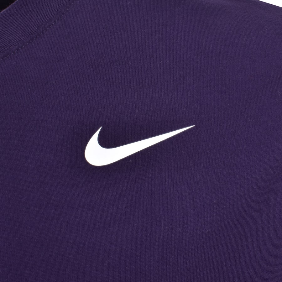 Image number 3 for Nike Training Dri Fit Logo T Shirt Purple