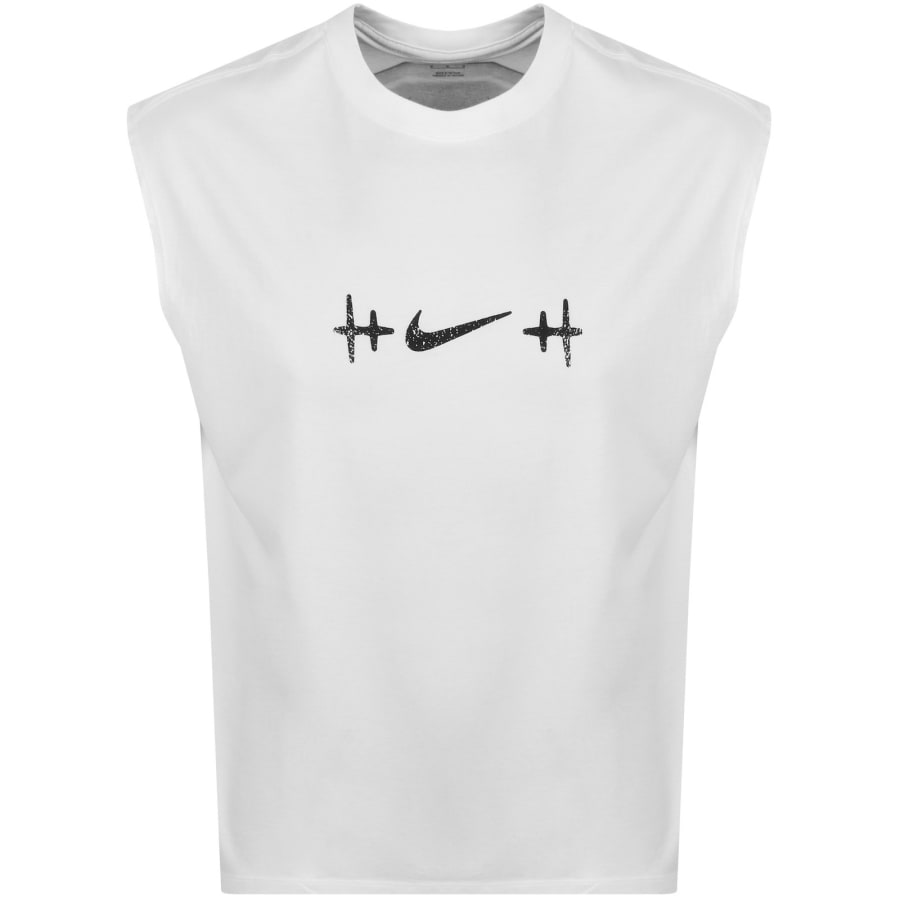 Image number 2 for Nike Training Loose Fit Vest White