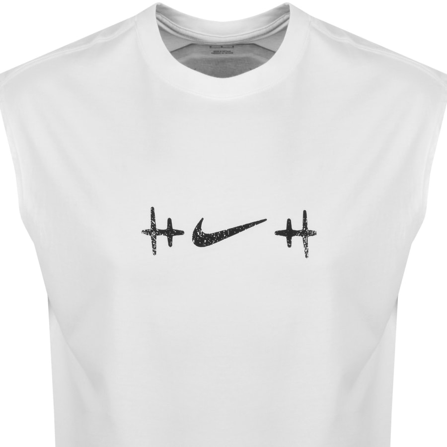 Image number 3 for Nike Training Loose Fit Vest White