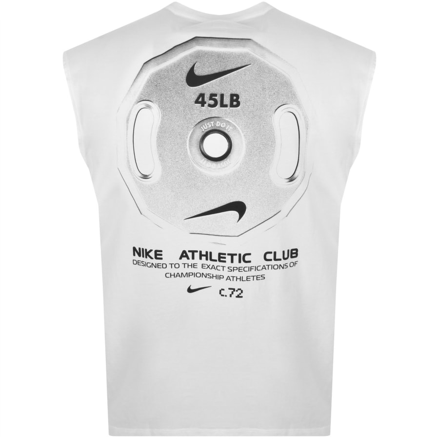 Image number 5 for Nike Training Loose Fit Vest White