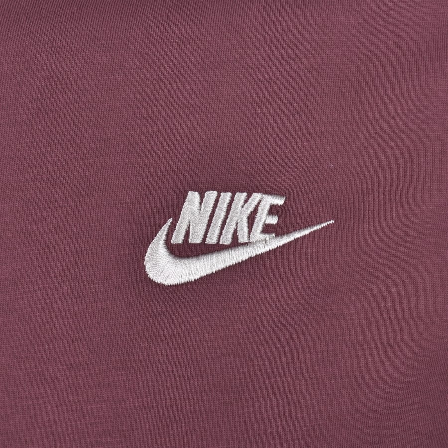 Image number 3 for Nike Crew Neck Club T Shirt Pink