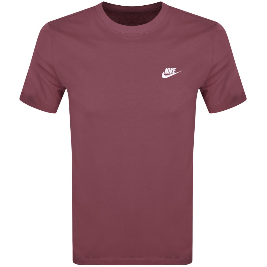 Image number 1 for Nike Crew Neck Club T Shirt Pink
