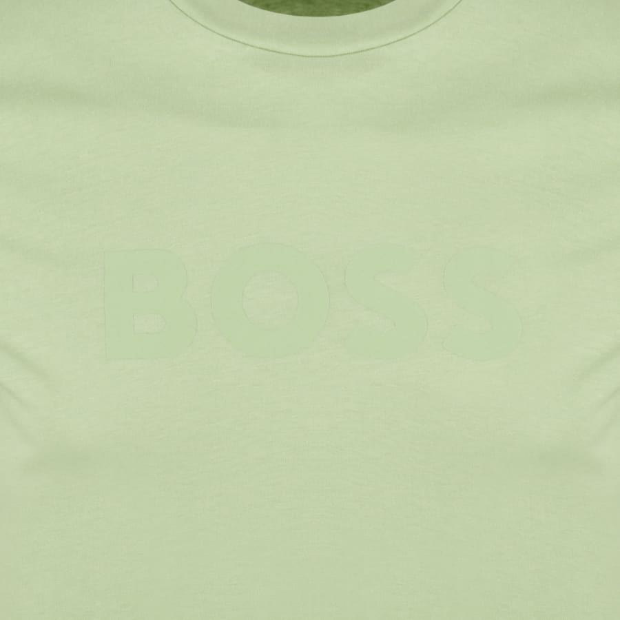 Image number 3 for BOSS Regular Fit Logo T Shirt Green