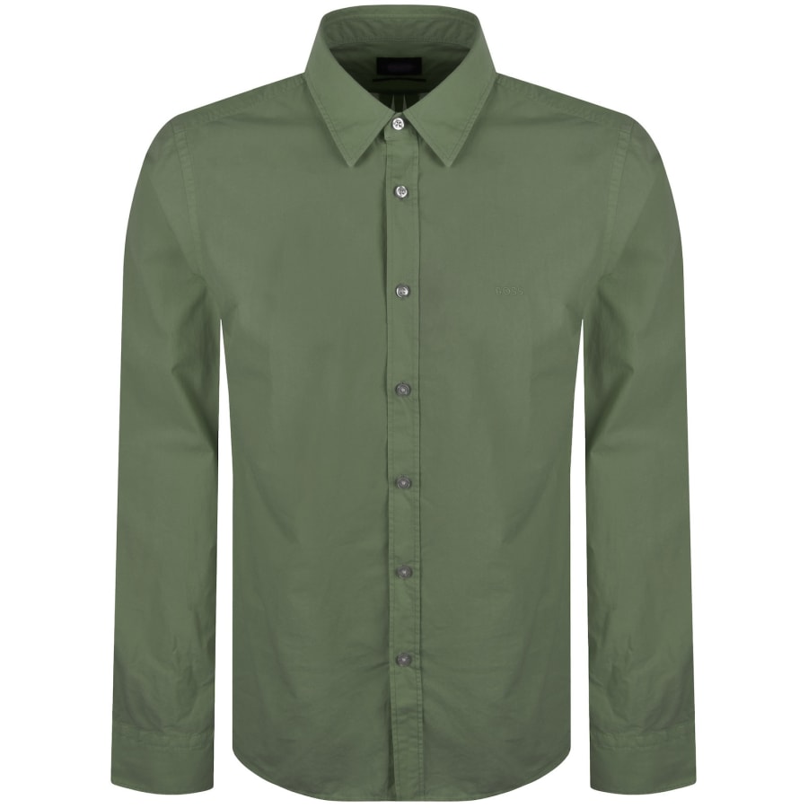 Image number 1 for BOSS Relegant 7 Regular Fit Shirt Green
