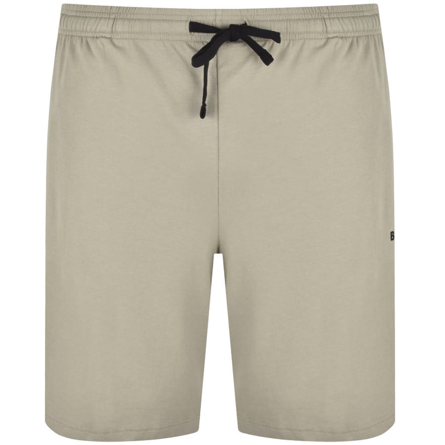 Image number 1 for BOSS Mix And Match Jersey Shorts Beige