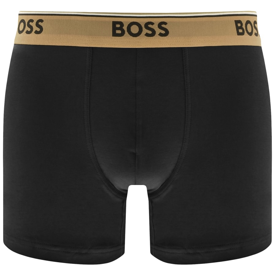Image number 3 for BOSS Underwear 3 Pack Power Trunks Black
