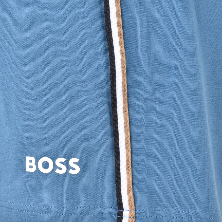 Image number 5 for BOSS Unique Jersey Shorts Blue