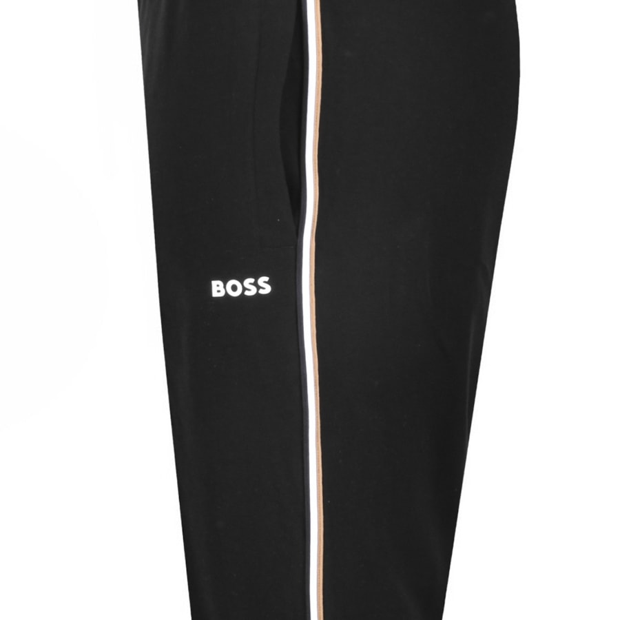 Image number 5 for BOSS Unique Joggers Black