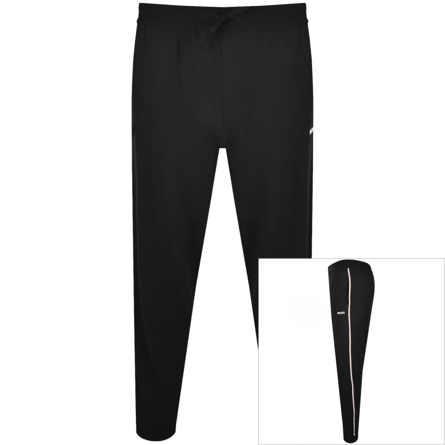 Image number 1 for BOSS Unique Joggers Black