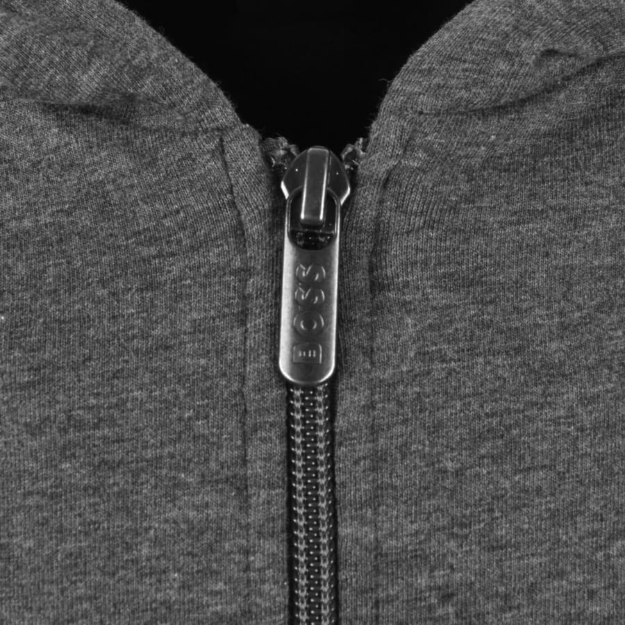 Image number 4 for BOSS Mix And Match Full Zip Hoodie Grey