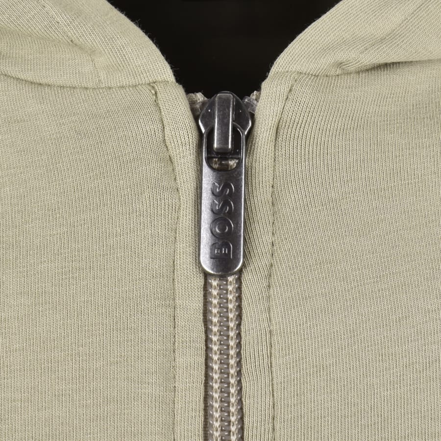 Image number 4 for BOSS Mix And Match Full Zip Hoodie Beige