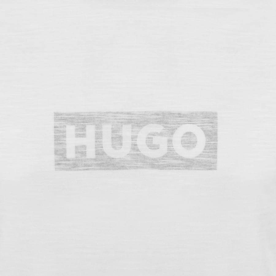 Image number 3 for HUGO Blue Nerinto T Shirt White