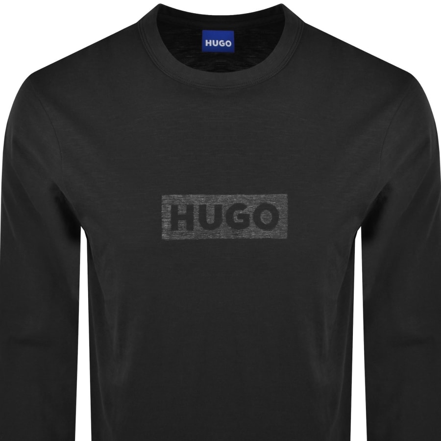 Image number 2 for HUGO Blue Norvit T Shirt Black