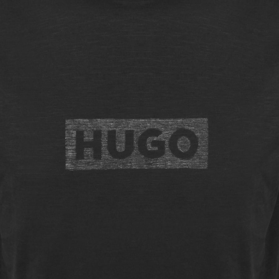 Image number 3 for HUGO Blue Norvit T Shirt Black