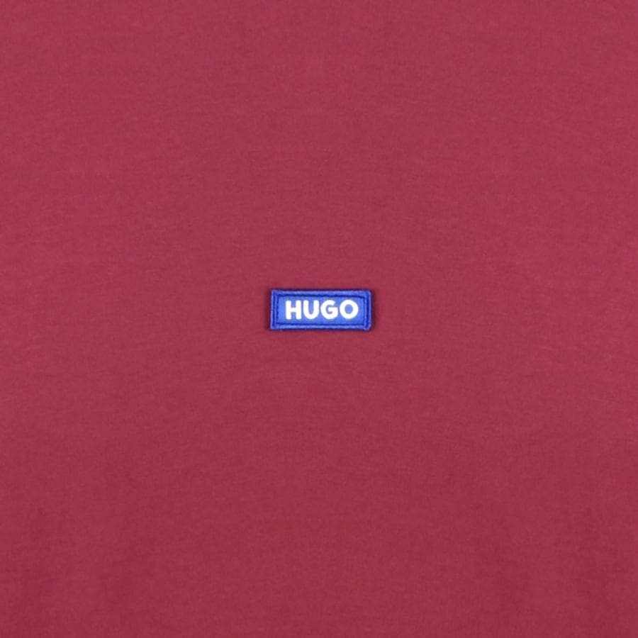 Image number 3 for HUGO Blue Nalonso Hoodie Red