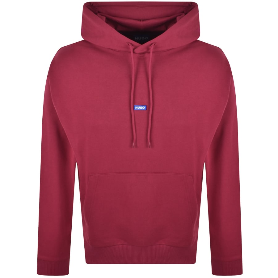 Image number 1 for HUGO Blue Nalonso Hoodie Red