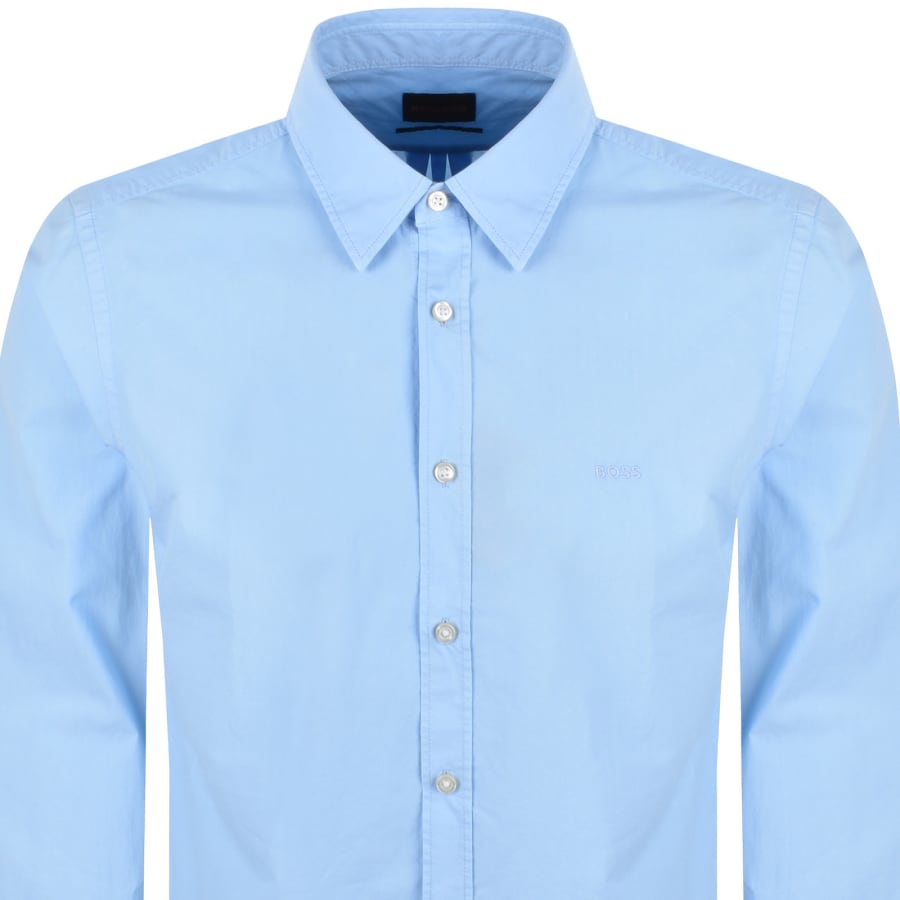 Image number 2 for BOSS Relegant 7 Regular Fit Shirt Blue