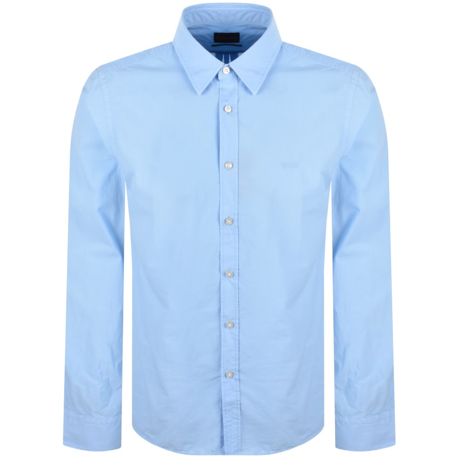 Image number 1 for BOSS Relegant 7 Regular Fit Shirt Blue
