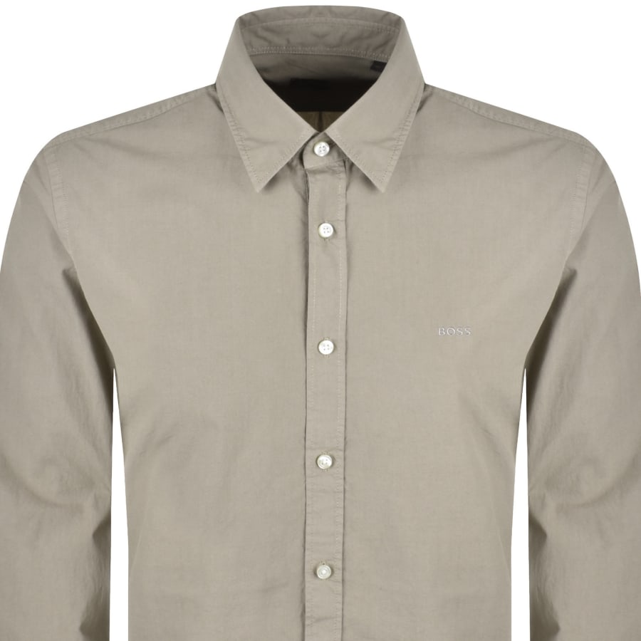 Image number 2 for BOSS Relegant 7 Regular Fit Shirt Brown
