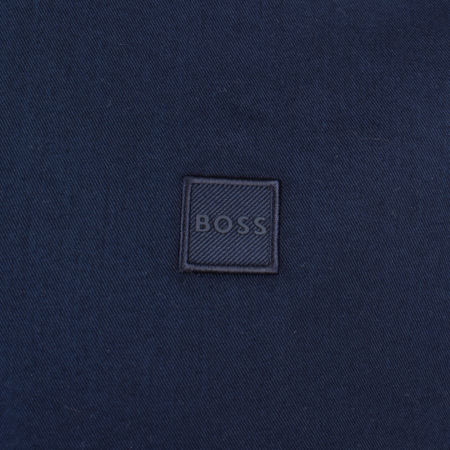 Image number 3 for BOSS Ricoplus Long Sleeve Shirt Dark Blue
