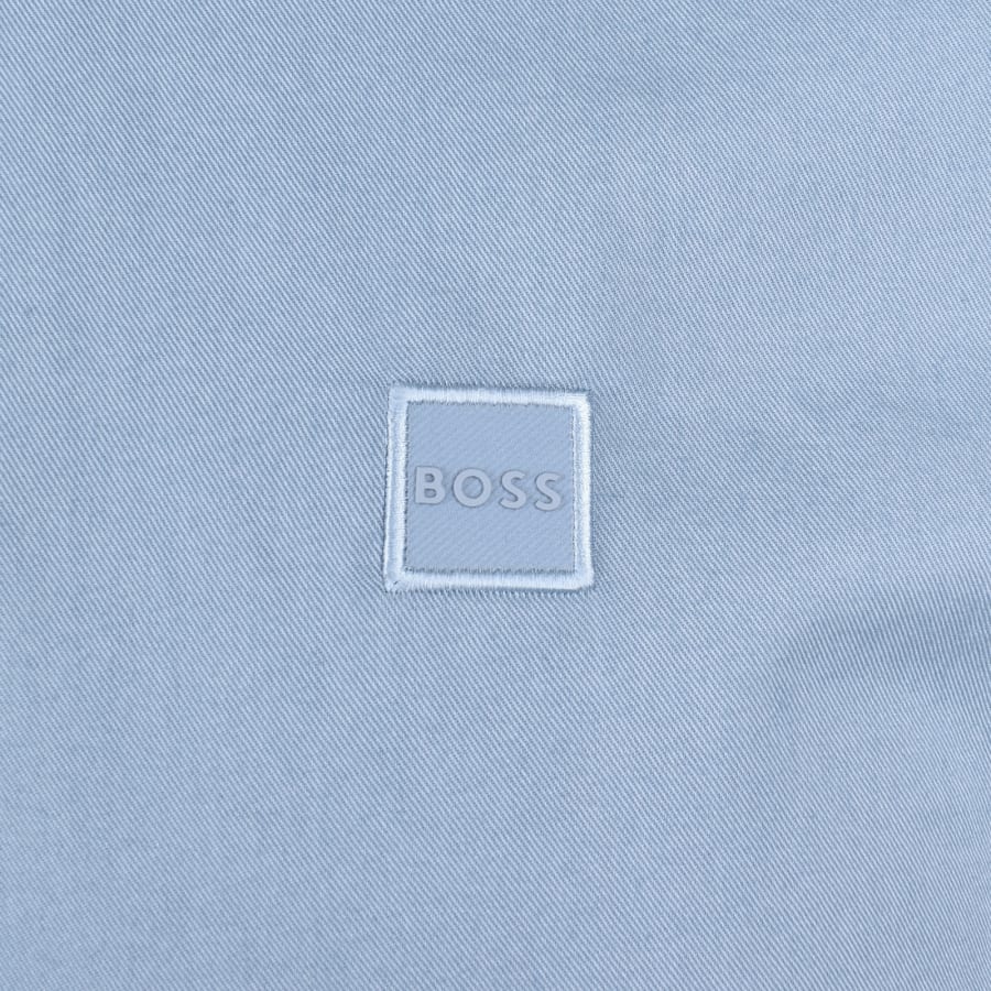 Image number 3 for BOSS Ricoplus Long Sleeve Shirt Blue