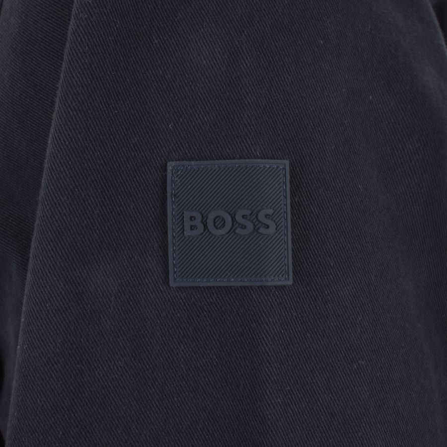 Image number 4 for BOSS Lorum Full Zip Overshirt Dark Blue