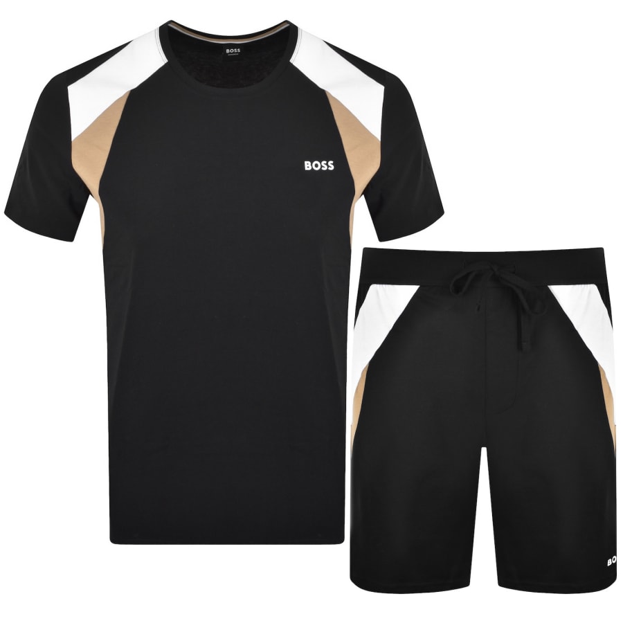 Image number 1 for BOSS Balance T Shirt And Short Set Black