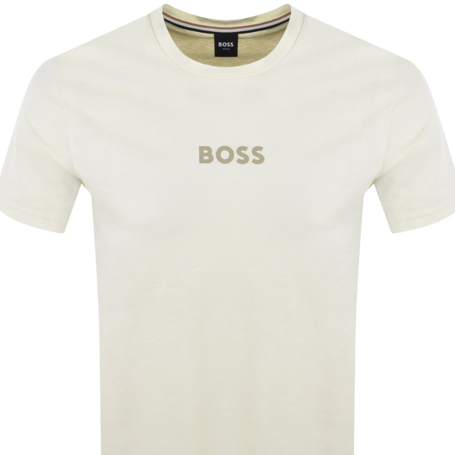 Image number 2 for BOSS Atlantis T Shirt Cream