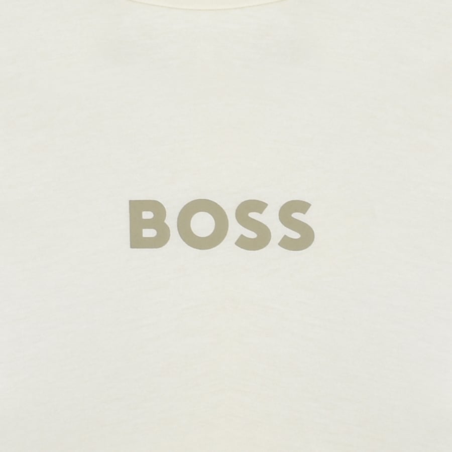 Image number 3 for BOSS Atlantis T Shirt Cream