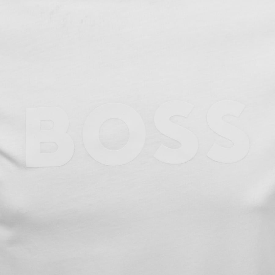 Image number 3 for BOSS Regular Fit Logo T Shirt White