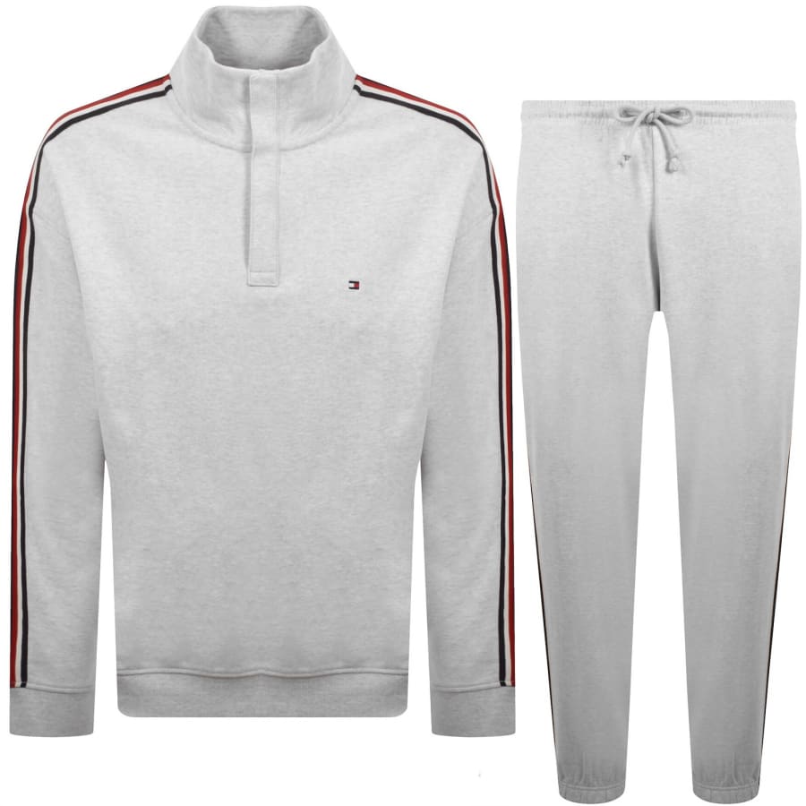 Image number 1 for Tommy Hilfiger Lounge Tracksuit Grey