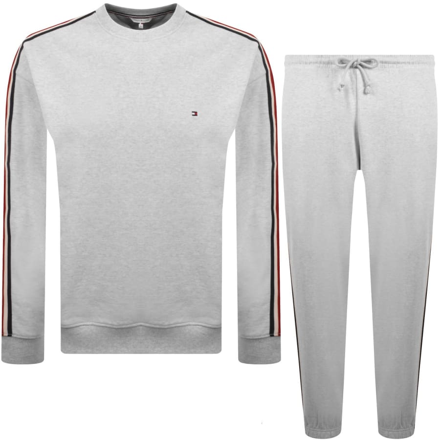Image number 1 for Tommy Hilfiger Lounge Tracksuit Grey