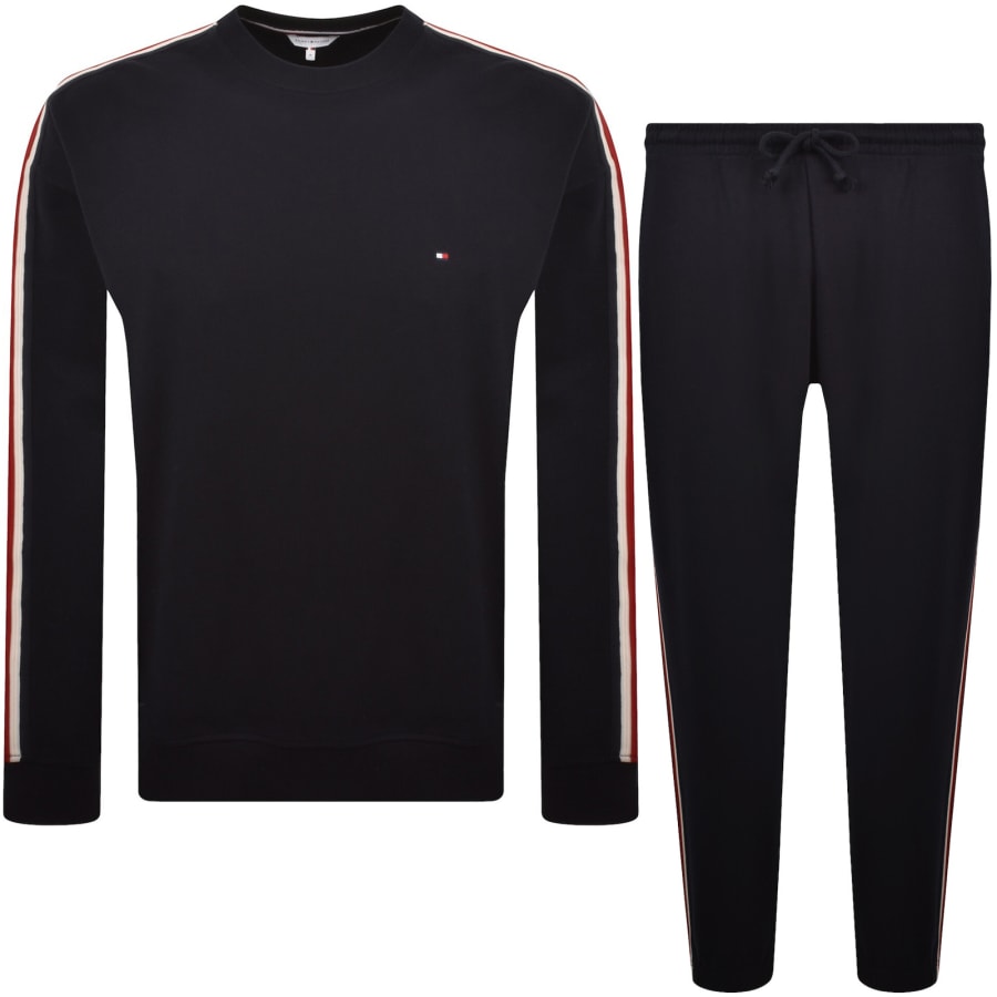 Image number 1 for Tommy Hilfiger Lounge Tracksuit Navy