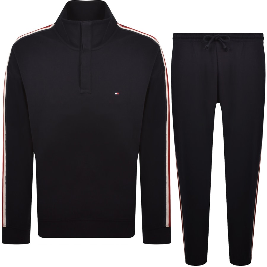 Image number 1 for Tommy Hilfiger Lounge Tracksuit Navy