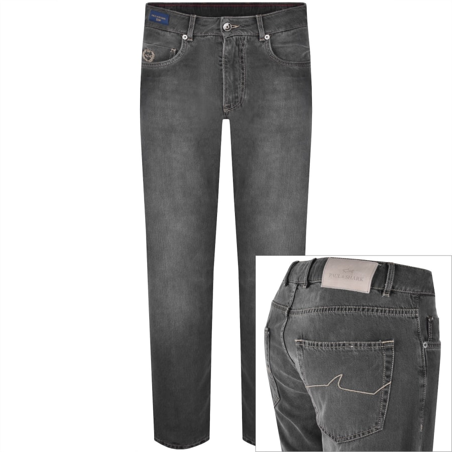 Image number 1 for Paul And Shark X-Soft Jeans Grey