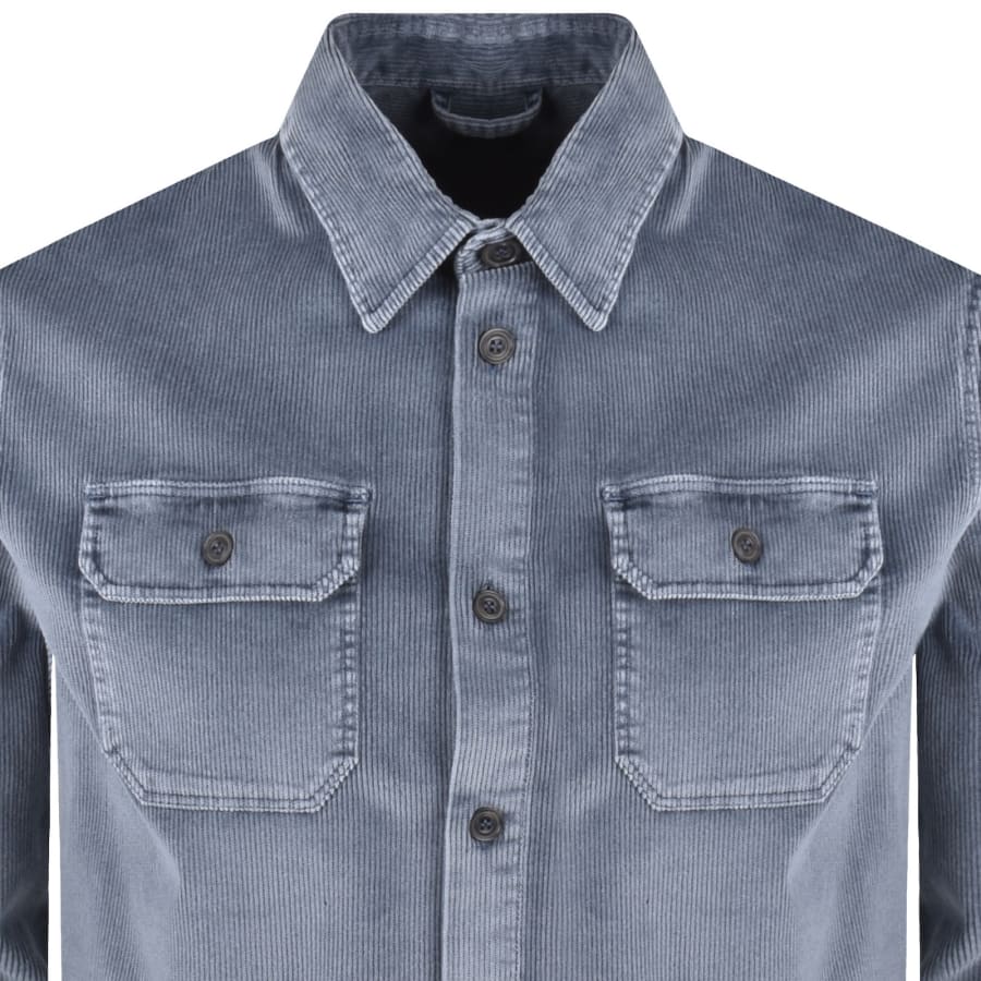 Image number 3 for Paul And Shark Corduroy Overshirt Blue