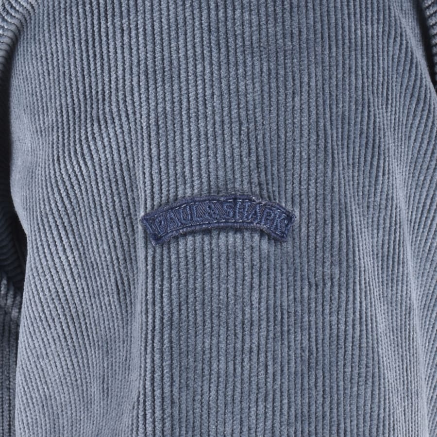 Image number 4 for Paul And Shark Corduroy Overshirt Blue