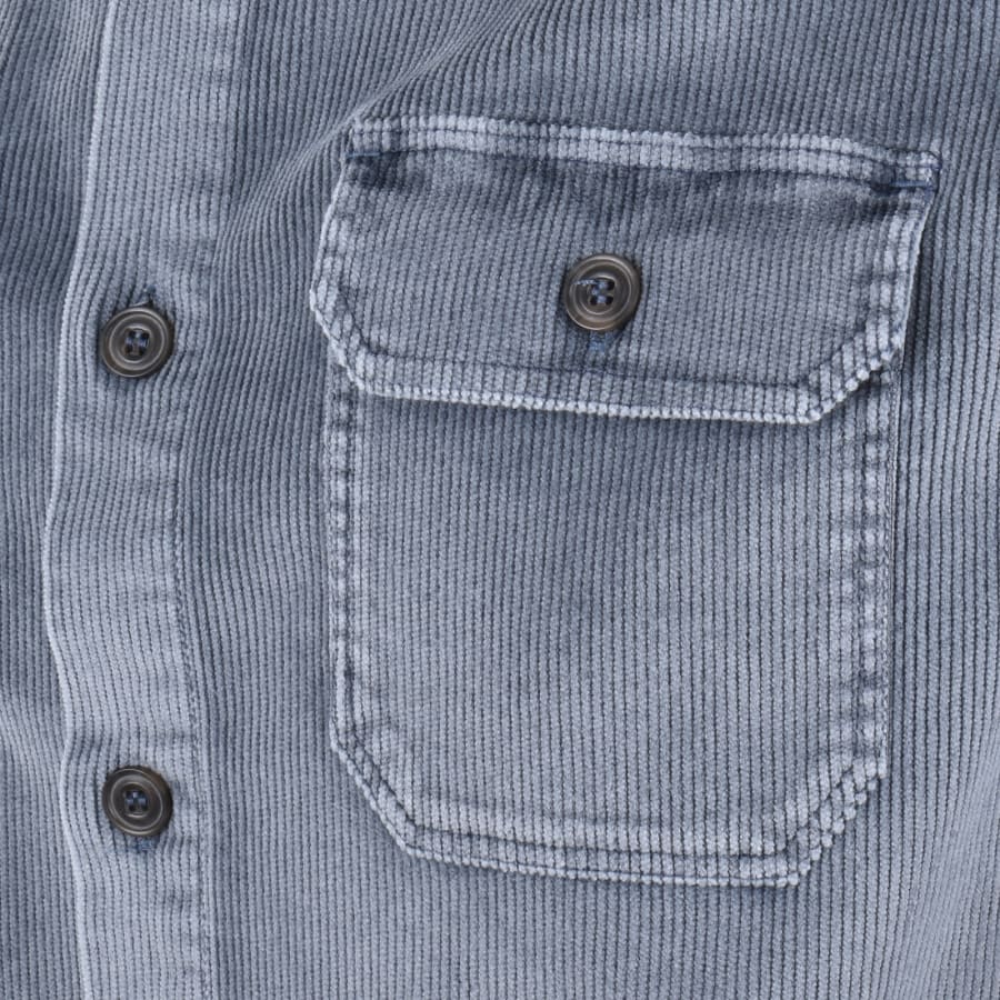 Image number 5 for Paul And Shark Corduroy Overshirt Blue