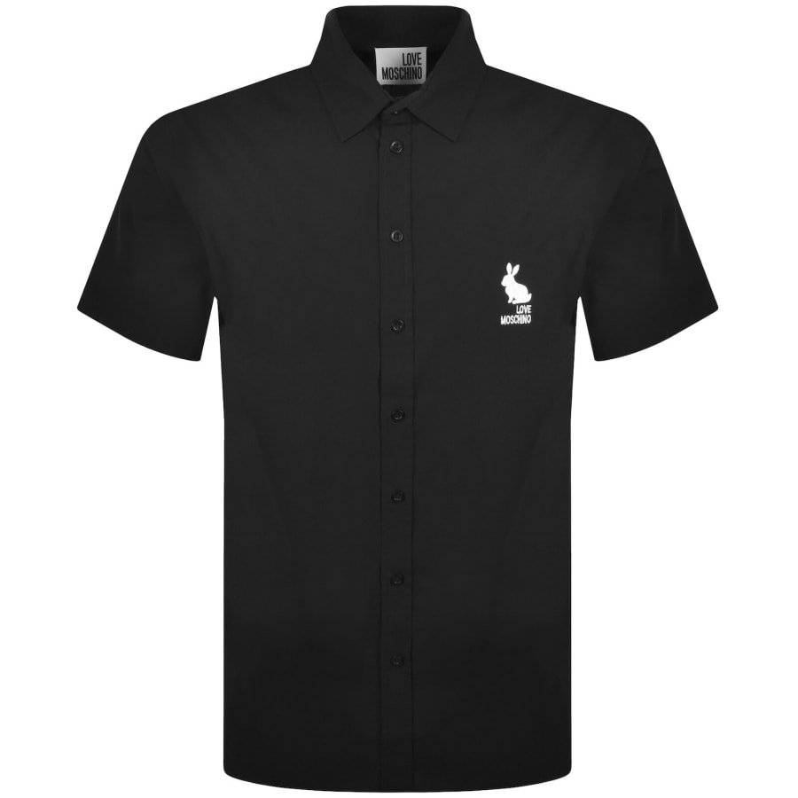 Image number 1 for Moschino Short Sleeve Shirt Black