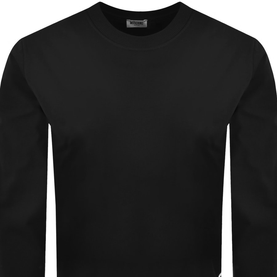 Image number 2 for Moschino Active Logo Sweatshirt Black