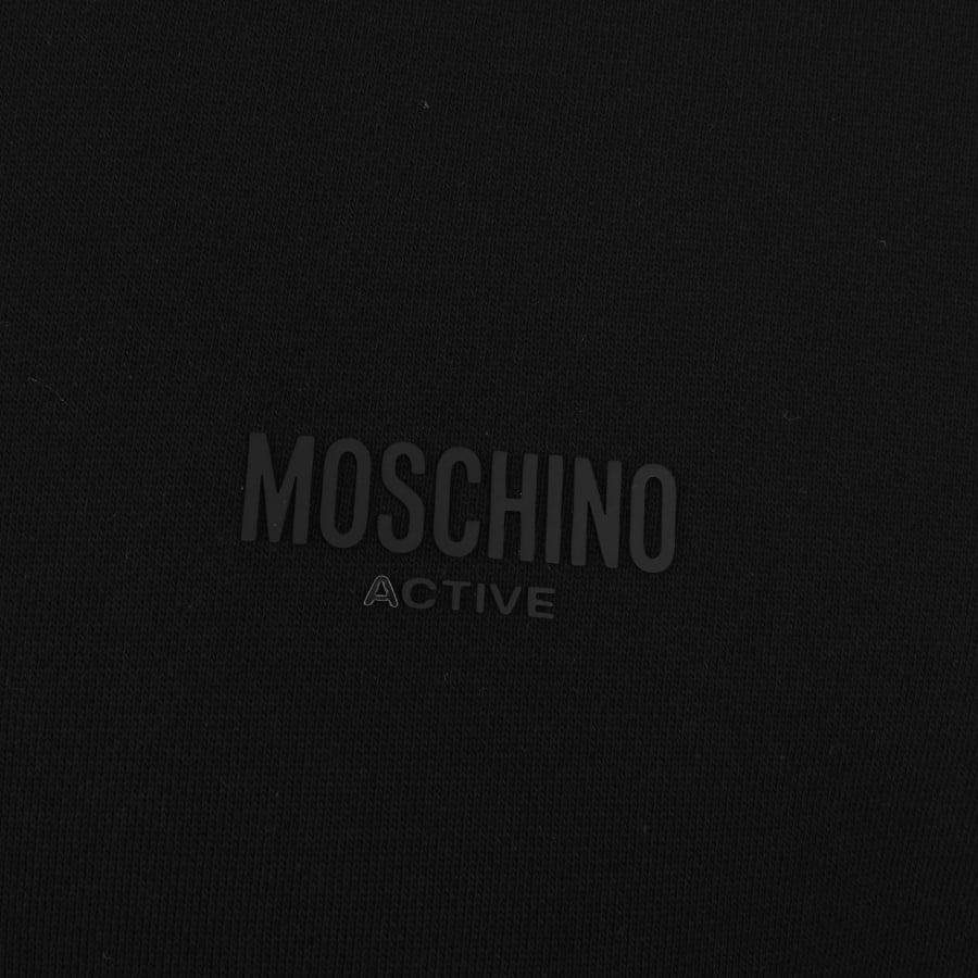 Image number 3 for Moschino Active Logo Sweatshirt Black