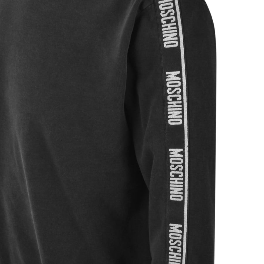 Image number 4 for Moschino Active Logo Sweatshirt Grey