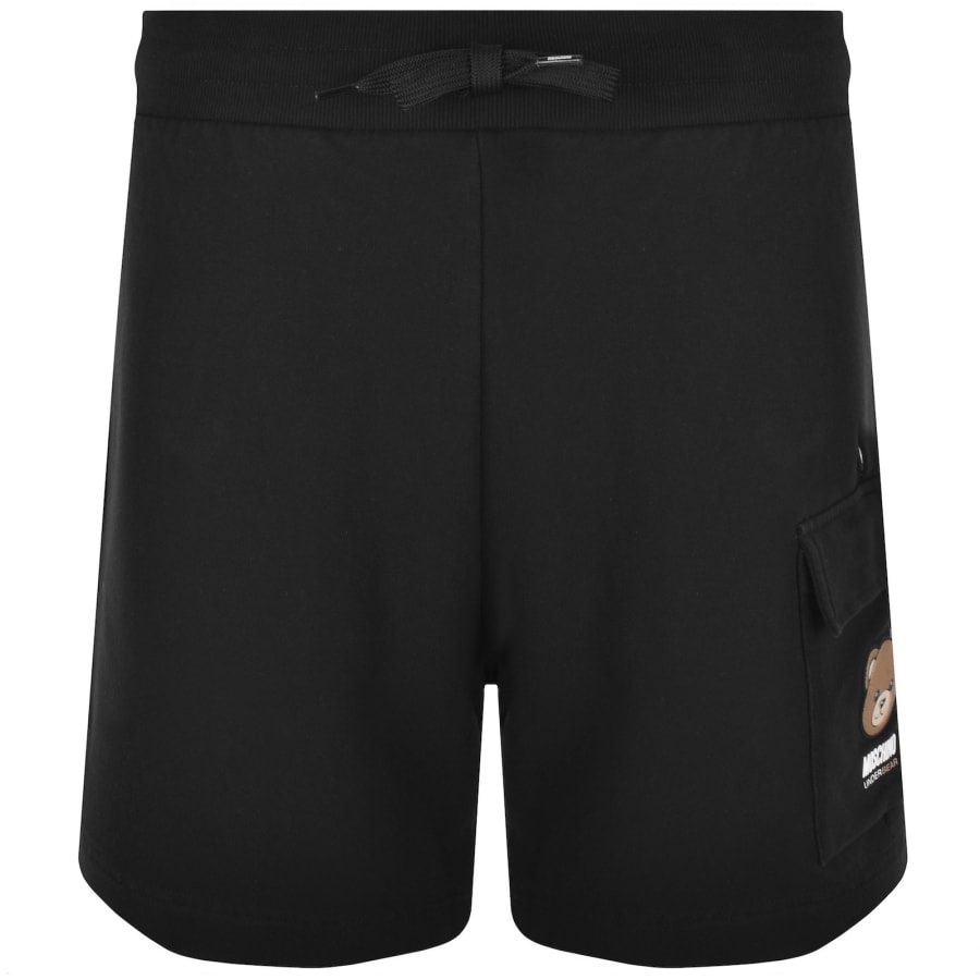 Image number 2 for Moschino Active Jersey Shorts Black
