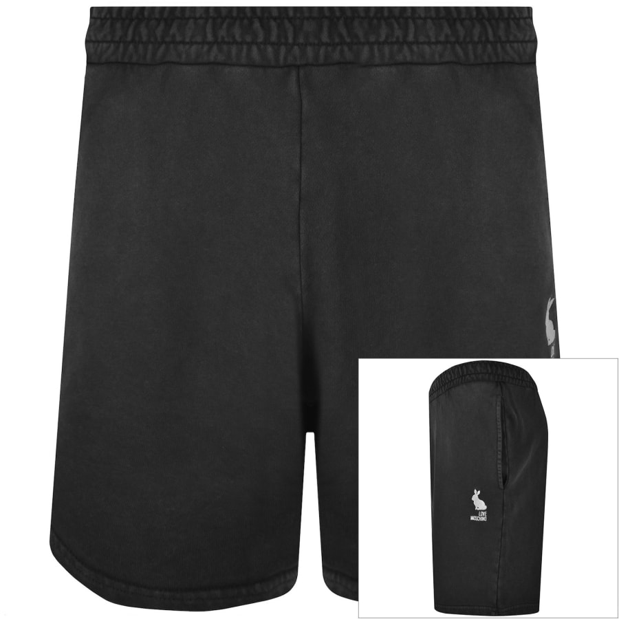 Image number 1 for Moschino Active Jersey Shorts Grey