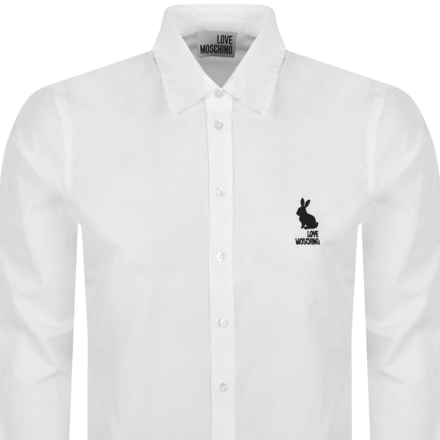 Image number 2 for Moschino Long Sleeve Shirt White