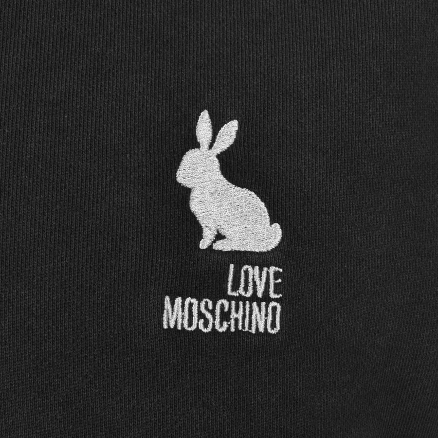 Image number 3 for Moschino Logo Hoodie Grey