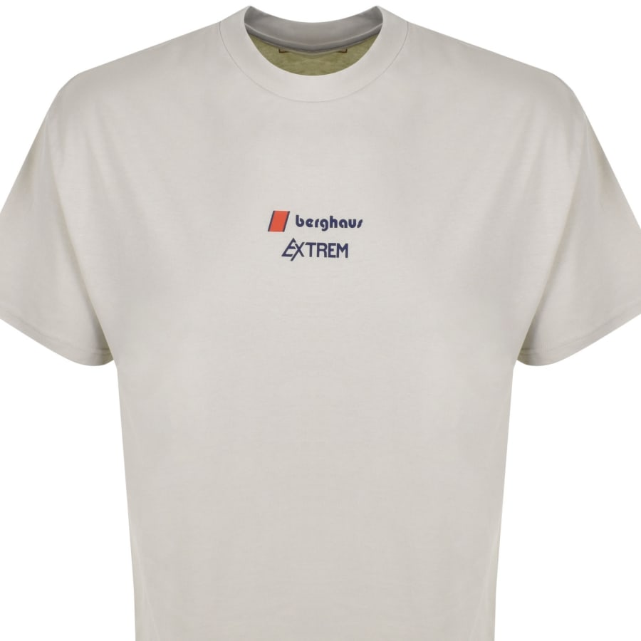 Image number 3 for Berghaus Trango Mountain Logo T Shirt Beige