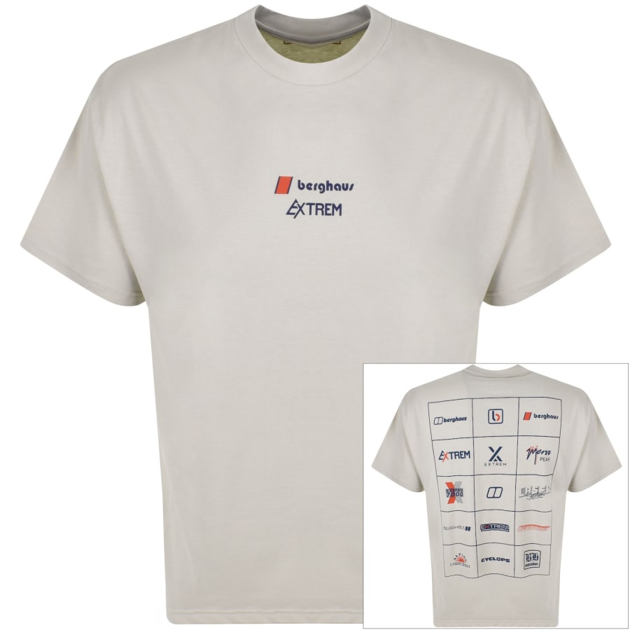 Image number 1 for Berghaus Trango Mountain Logo T Shirt Beige