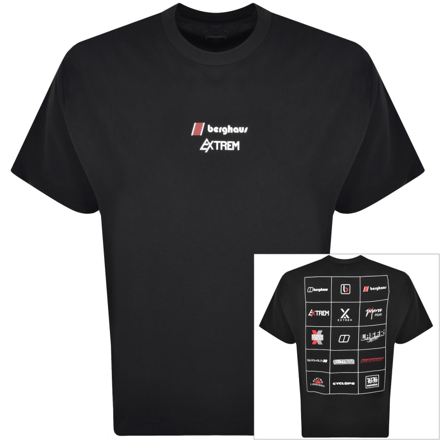 Image number 1 for Berghaus Trango Mountain Logo T Shirt Black